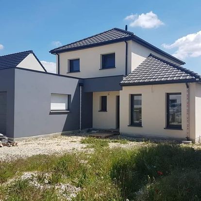 Réalisation de façade de maison à Caudry