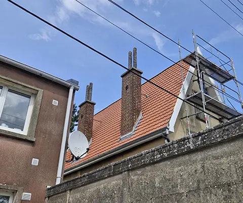Travaux de couverture à Cambrai