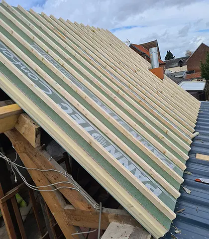 Réalisation de charpente à Caudry